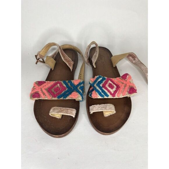 free people sandals Women Size 39 US 8 Multi Color - Picture 1 of 13